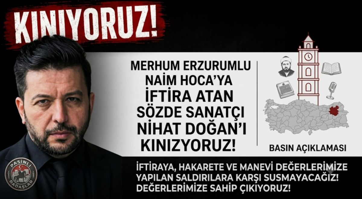 Nihat Doğan’a Erzurumlulardan Sert Tepki: "Haddini Bil!"